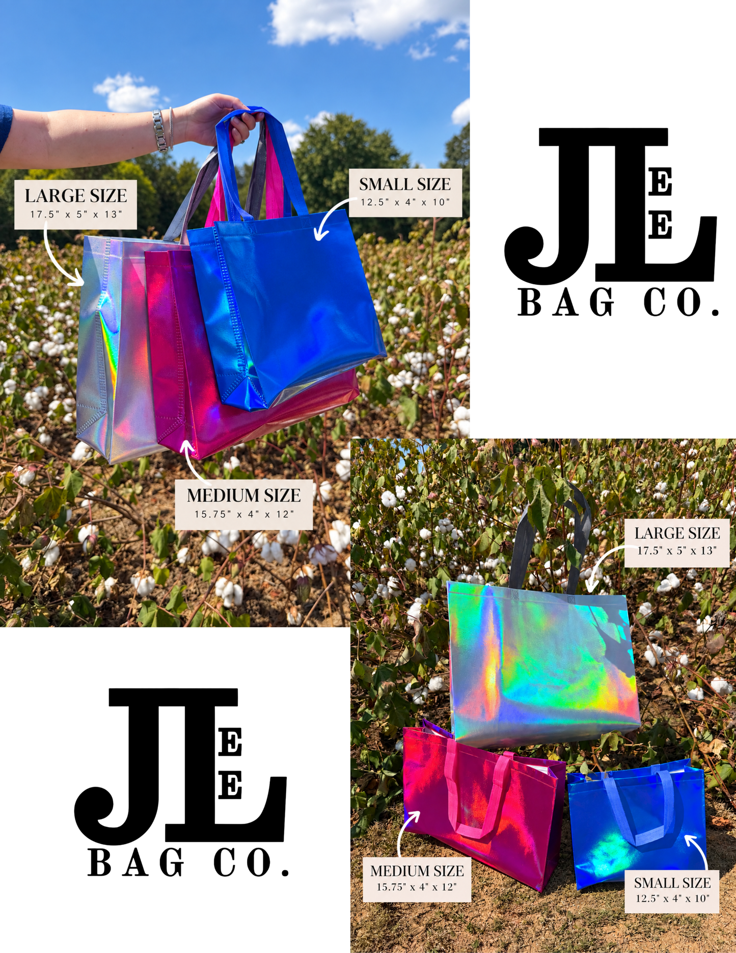 Shop Small/Local + Pink Friday Reusable Bags