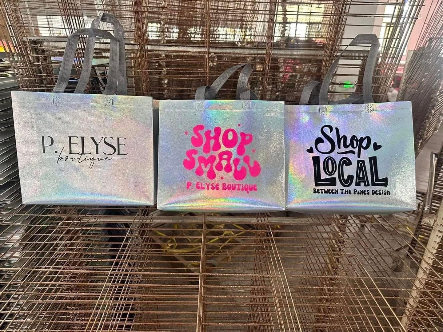 Shop Small/Local + Pink Friday Reusable Bags